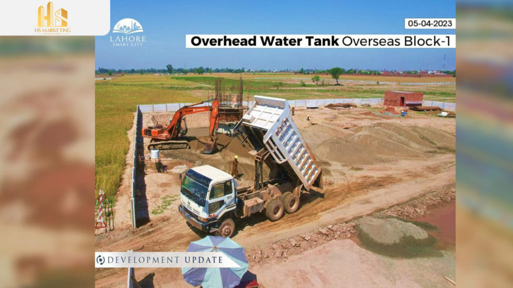 Lahore Smart City Overhead Water Tank Overseas Block