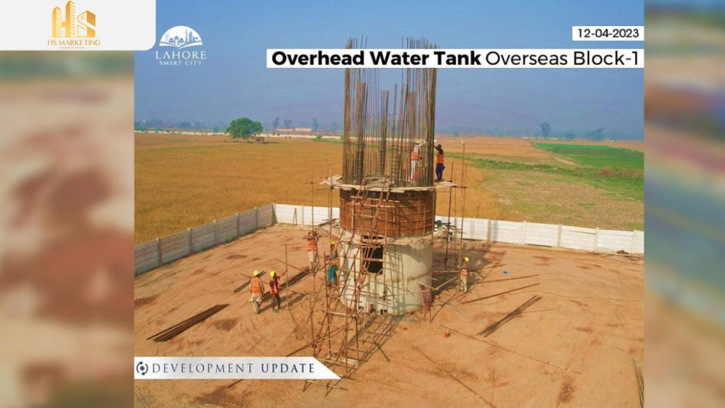 Lahore Smart City Overhead Water Tank Overseas Block